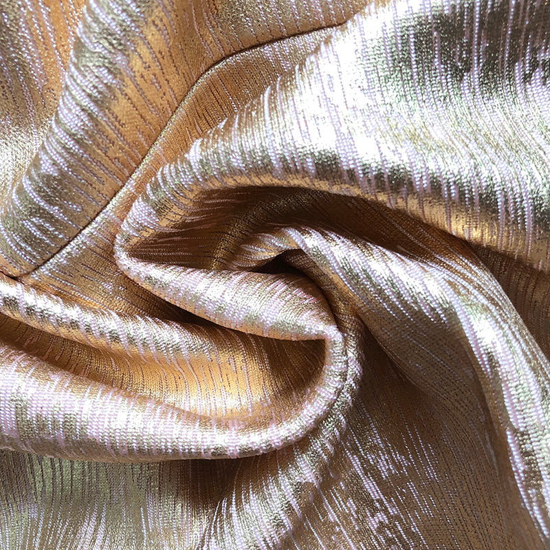 ABITO LUNGO SOTTOVESTE CON SPACCHI ORO E SCHIENA SENZA SCHIENA