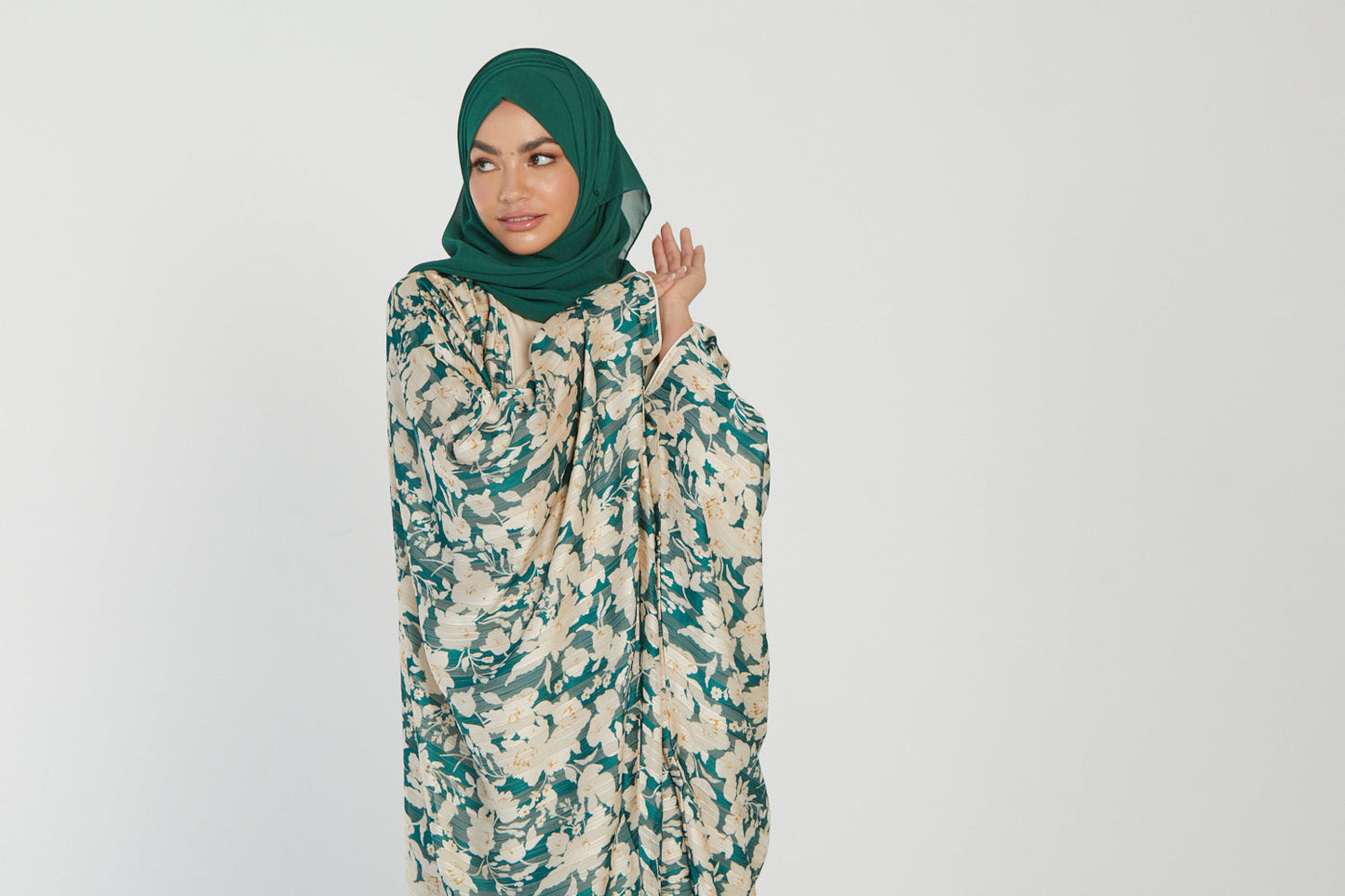 Luxury Georgette Chiffon Hijab - Forest Green
