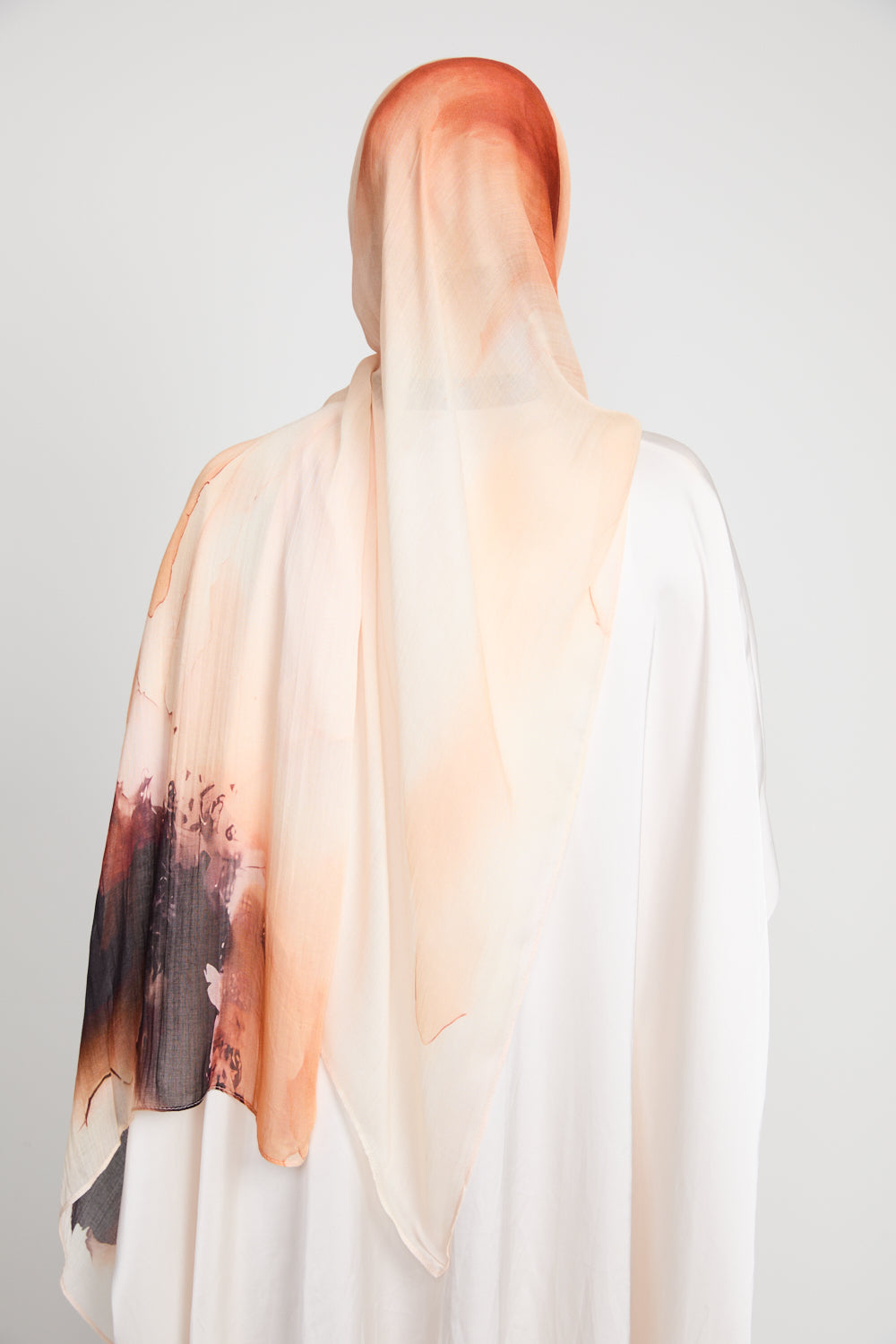 Premium Modal Printed Hijab - Sahara Sunset