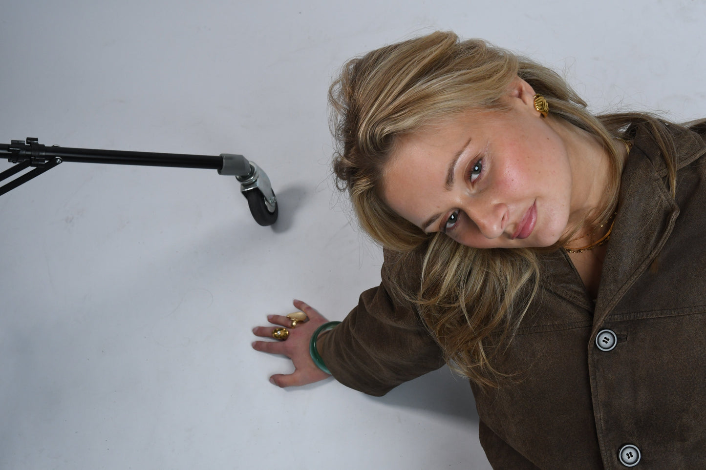 ANGELICA - GOLD EARRINGS 18K GOLD PLATING WATERPROOF