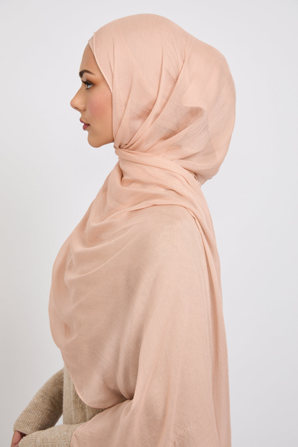 Premium Modal Matt Hijab - Rose Dust