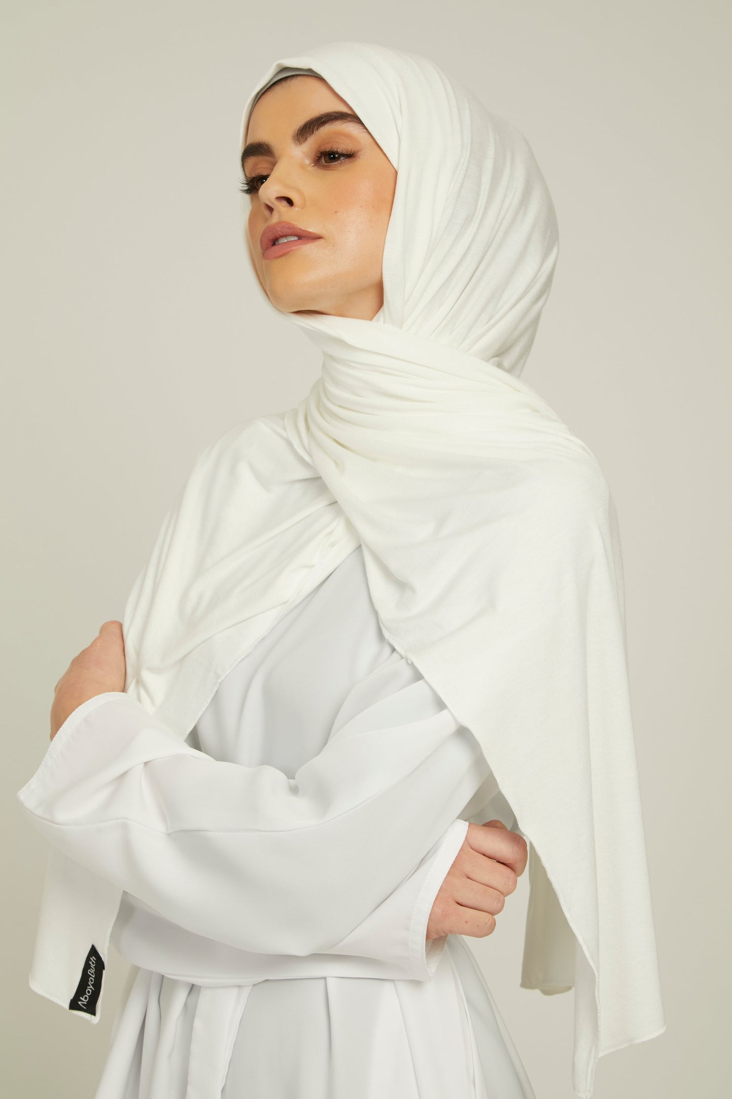 Off White Jersey Hijab