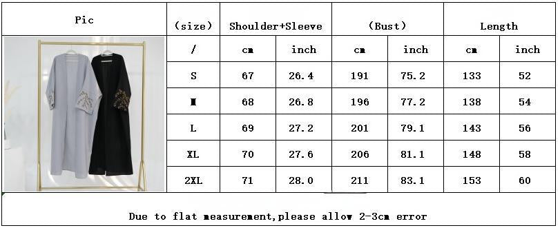 Flower Embroidery Elegant Cardigan Robe