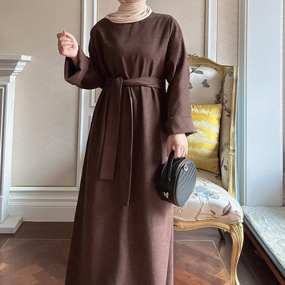 Solid Color Tunic Dress
