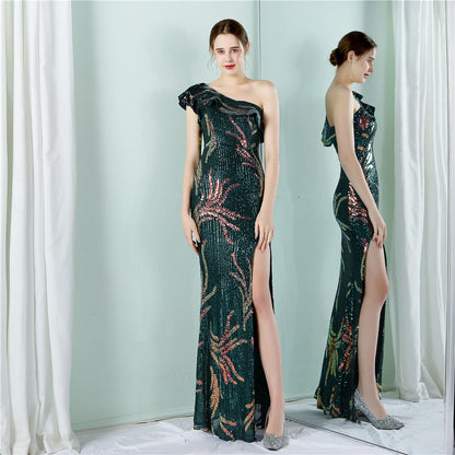 One Shoulder Formal Dress