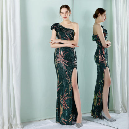 One Shoulder Formal Dress