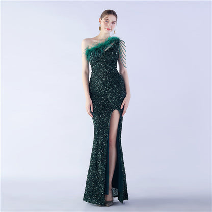 Side Split Formal Dress