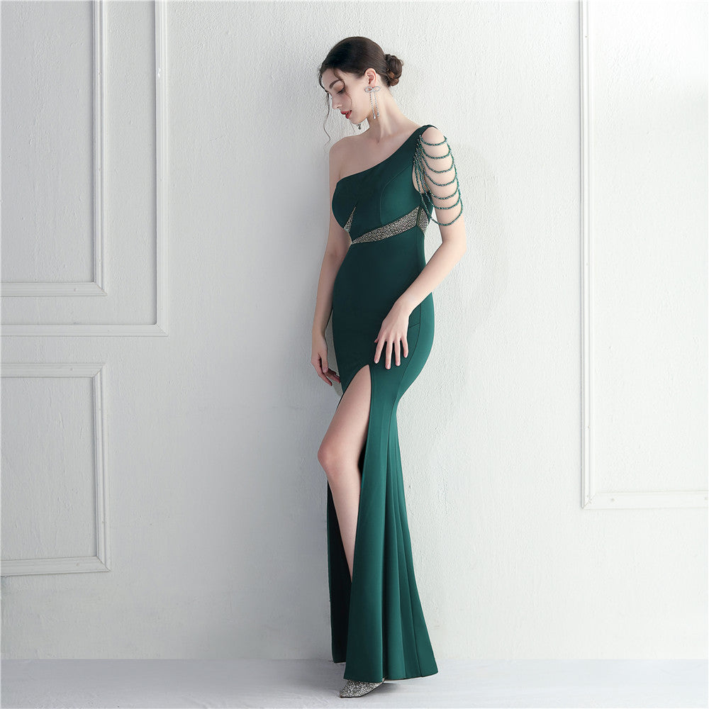 One Shoulder Long Formal Dress