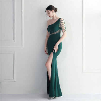 One Shoulder Long Formal Dress