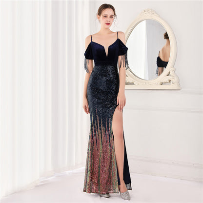 Athena Halter Long Evening Formal Dress