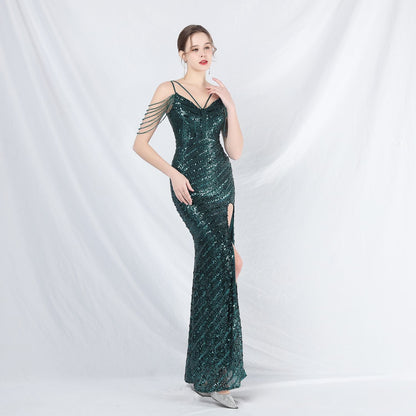 Long Halter Formal Dress