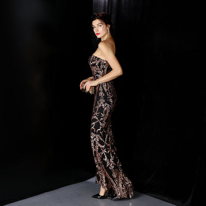 Sequined Formal Dresses with Short Front and Long Back