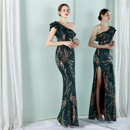One Shoulder Formal Dress