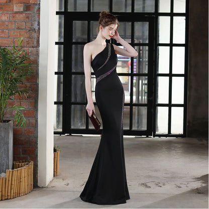 Long One Shoulder Formal Dress