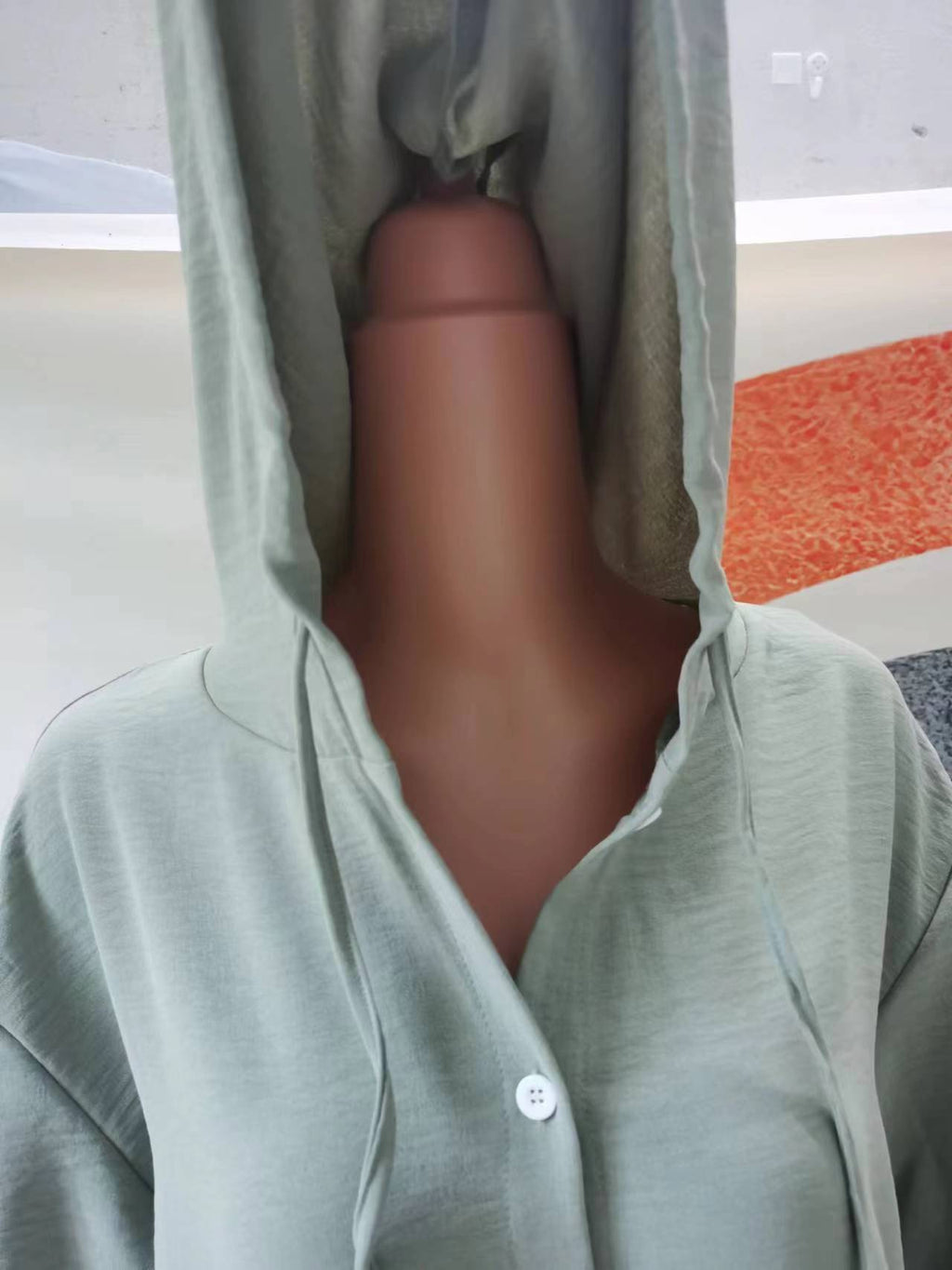 Casual Long Sleeved Hooded Shirt Jacket+straight Leg Pants 2pcs Set