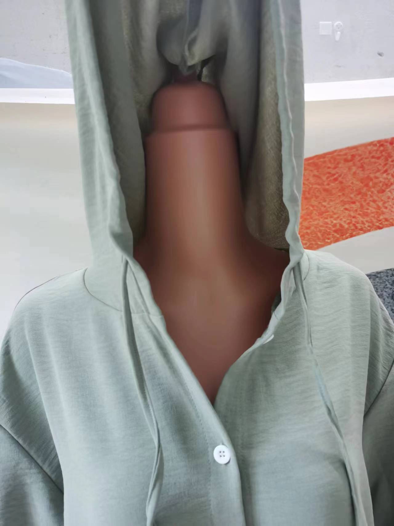 Casual Long Sleeved Hooded Shirt Jacket+straight Leg Pants 2pcs Set