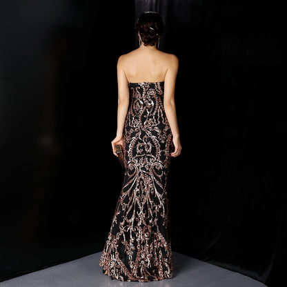 Sequined Formal Dresses with Short Front and Long Back