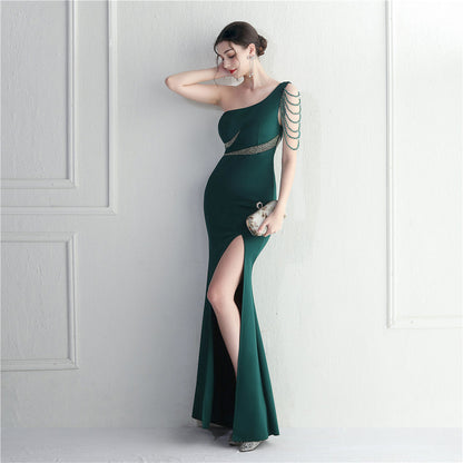 One Shoulder Long Formal Dress