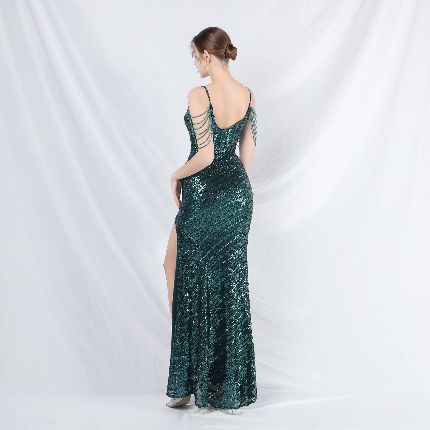 Long Halter Formal Dress