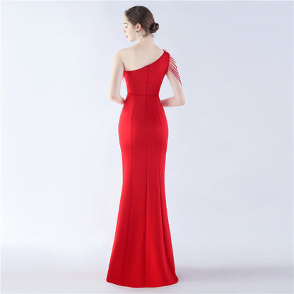 Exhibition and Wedding Evening Formal Gown