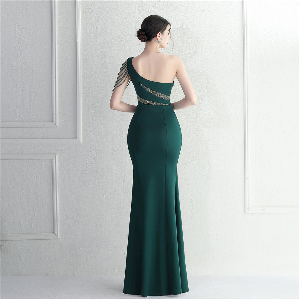 One Shoulder Long Formal Dress