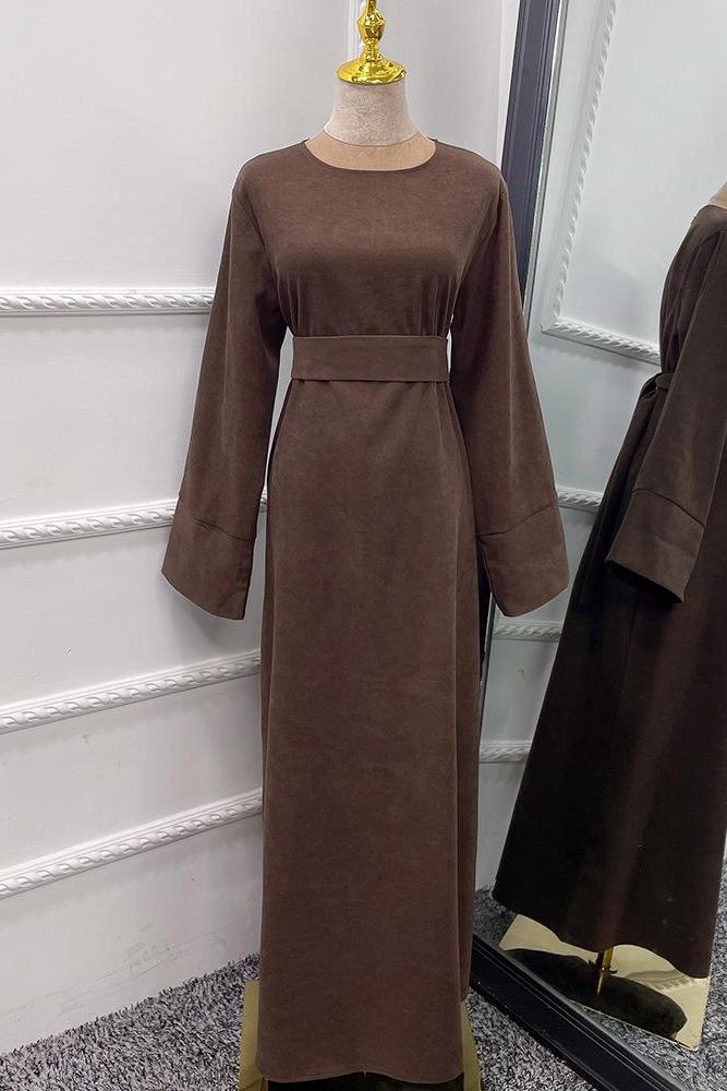 Solid Color Tunic Dress