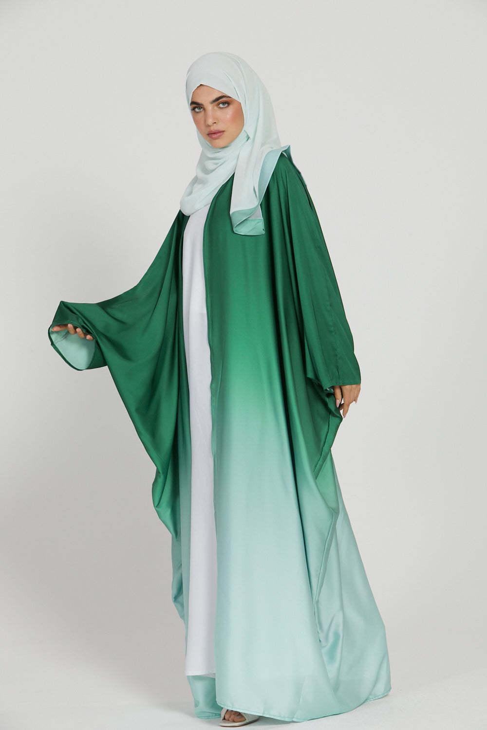 Loose Gradient Cardigan Abaya