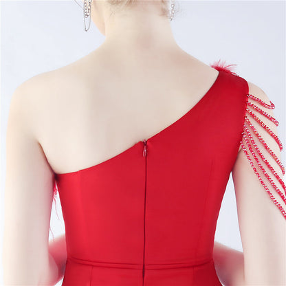 Exhibition and Wedding Evening Formal Gown