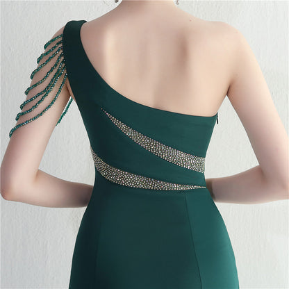 One Shoulder Long Formal Dress