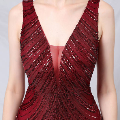 Sequin Fishtail Formal Dress