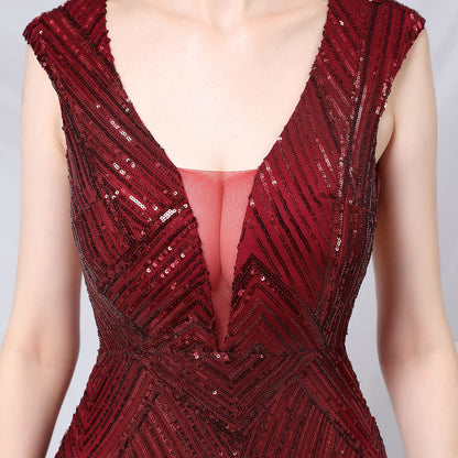 Sequin Fishtail Formal Dress