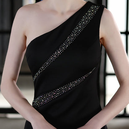 Long One Shoulder Formal Dress