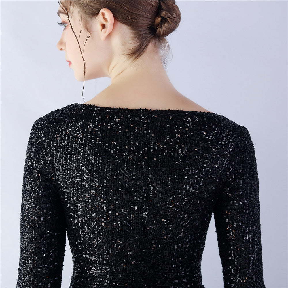 Long Sleeve Formal Dress