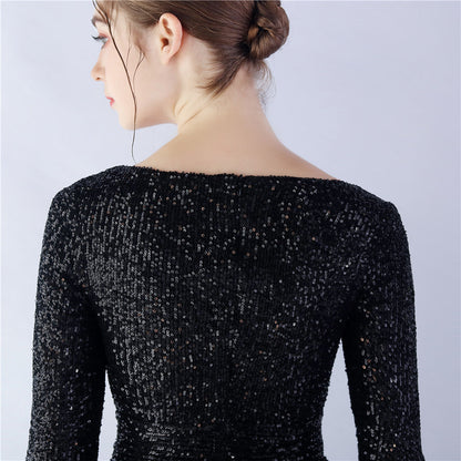 Long Sleeve Formal Dress