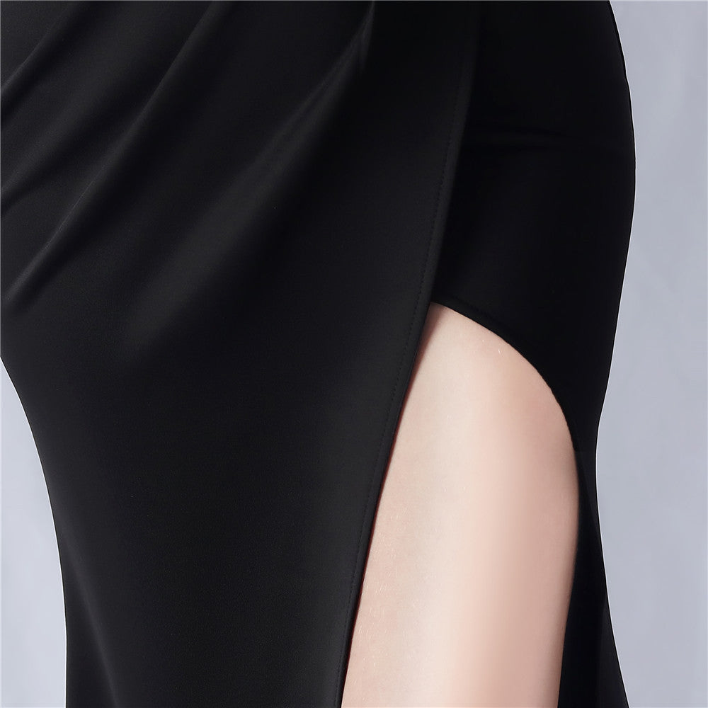 Crafted Flower With Beading Formal Dress