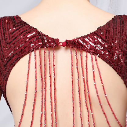 Sequin Fishtail Formal Dress