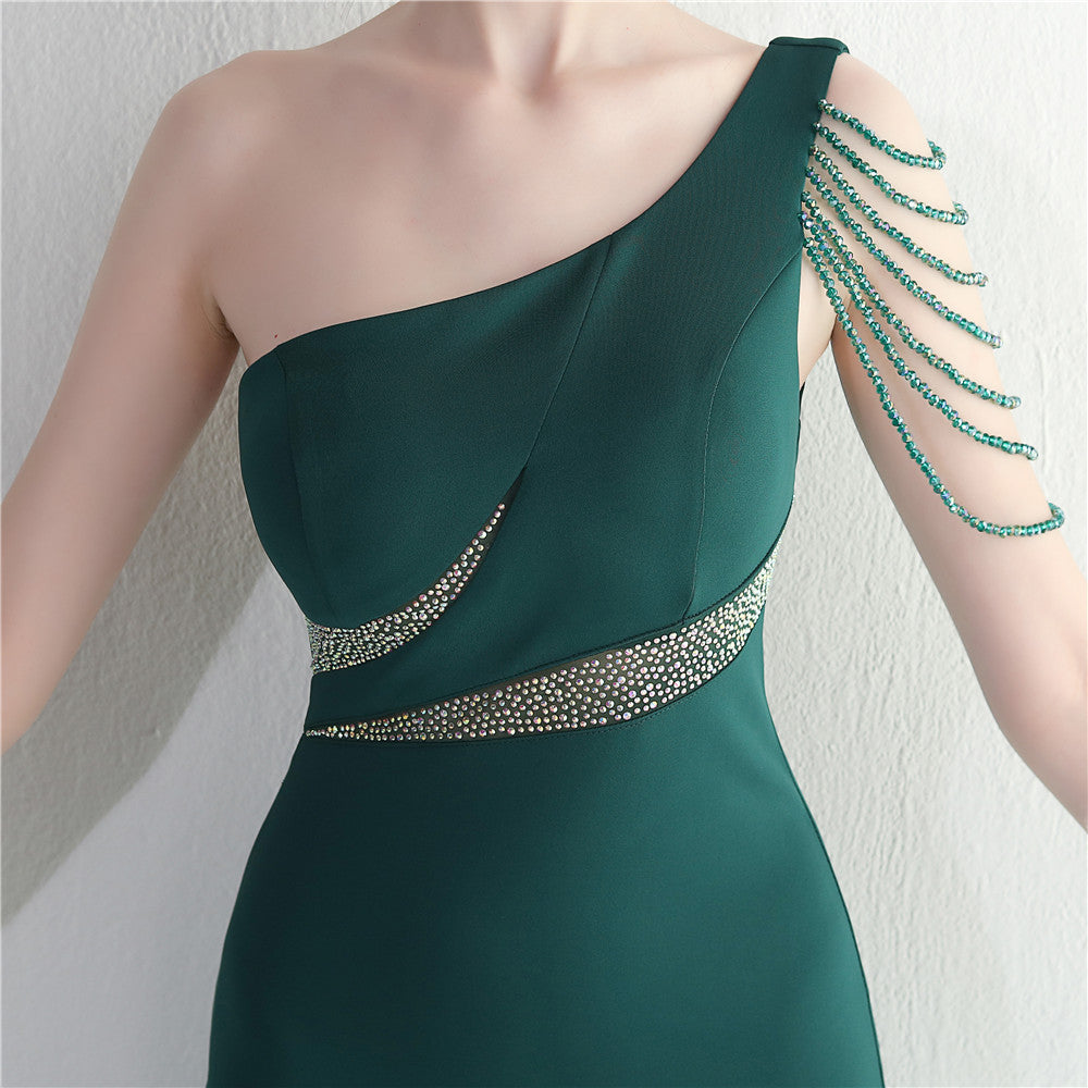 One Shoulder Long Formal Dress