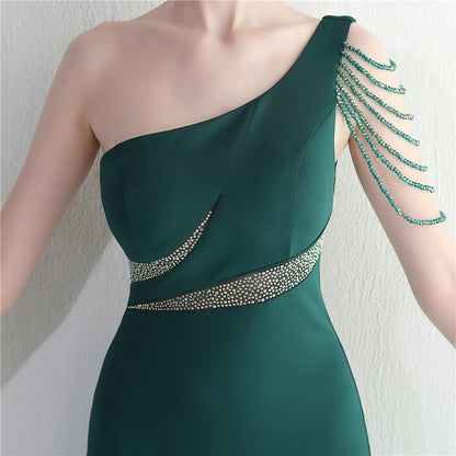 One Shoulder Long Formal Dress