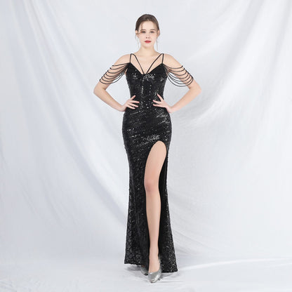 Long Halter Formal Dress