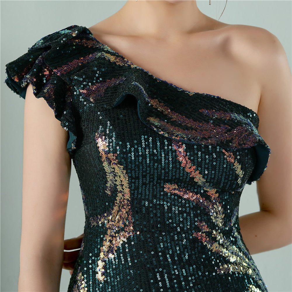 One Shoulder Formal Dress