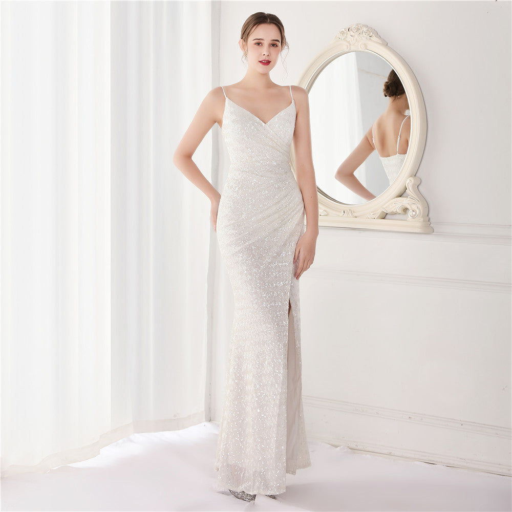 Sequin Fishtail Formal Dress