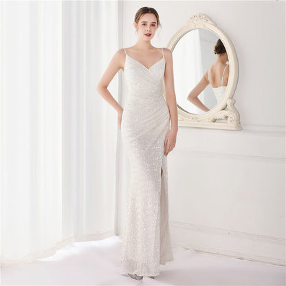 Sequin Fishtail Formal Dress