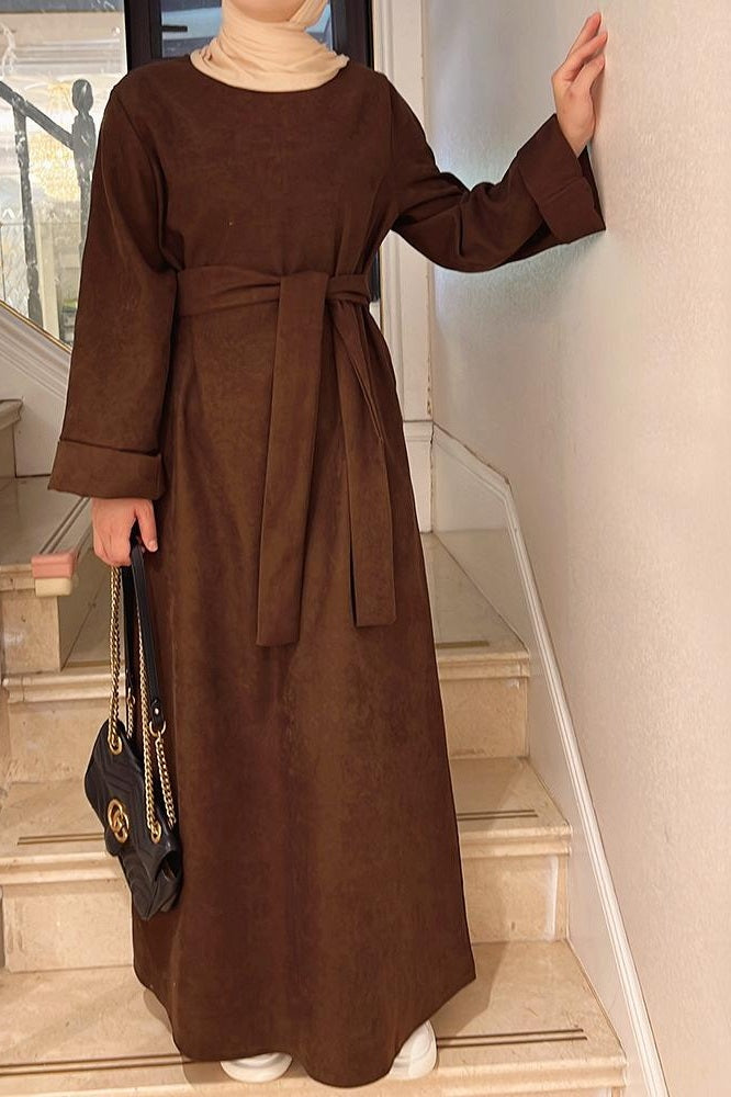 Solid Color Tunic Dress