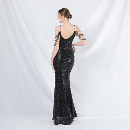 Long Halter Formal Dress