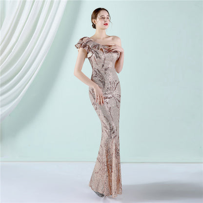 One Shoulder Formal Dress