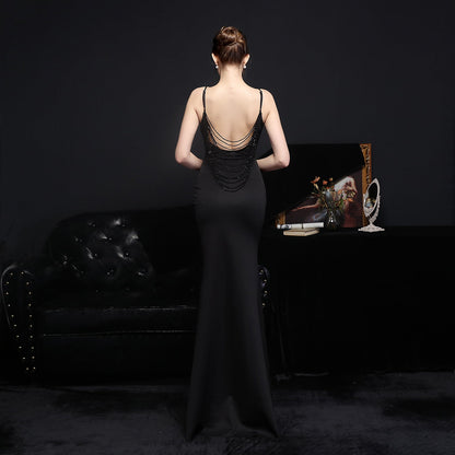 Long Halter Formal Dress