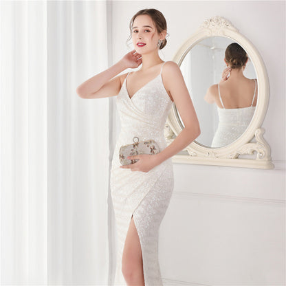 Sequin Fishtail Formal Dress