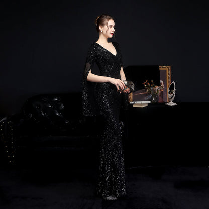 Sequin Long Formal Gown