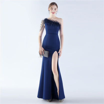 Exhibition and Wedding Evening Formal Gown