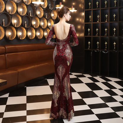 Long Sequin Formal Dress